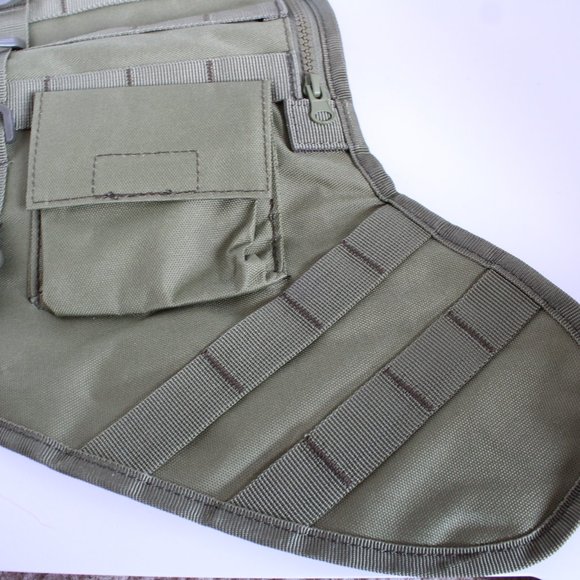 Tactical Christmas Utility Stocking Army Green 17" Long - Picture 5 of 7